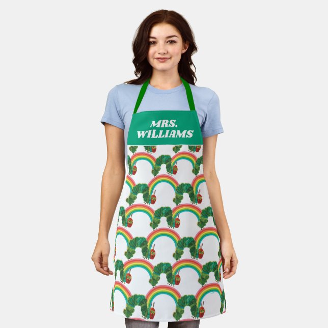 Eric Carle The Very Hungry Caterpillar Pattern Apron (Worn)