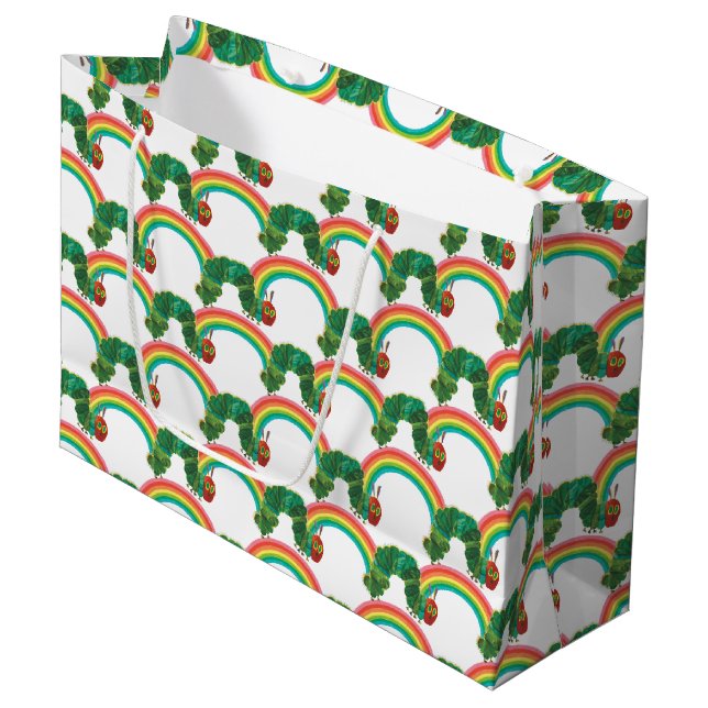 Eric Carle | The Very Hungry Caterpillar Pattern Large Gift Bag (Front Angled)