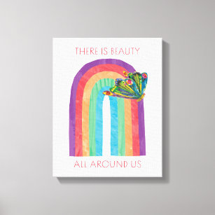 Eric Carle   There is Beauty All Around Us Canvas Print