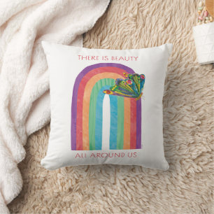 Eric Carle There Is Beauty All Around Us Throw Pillow