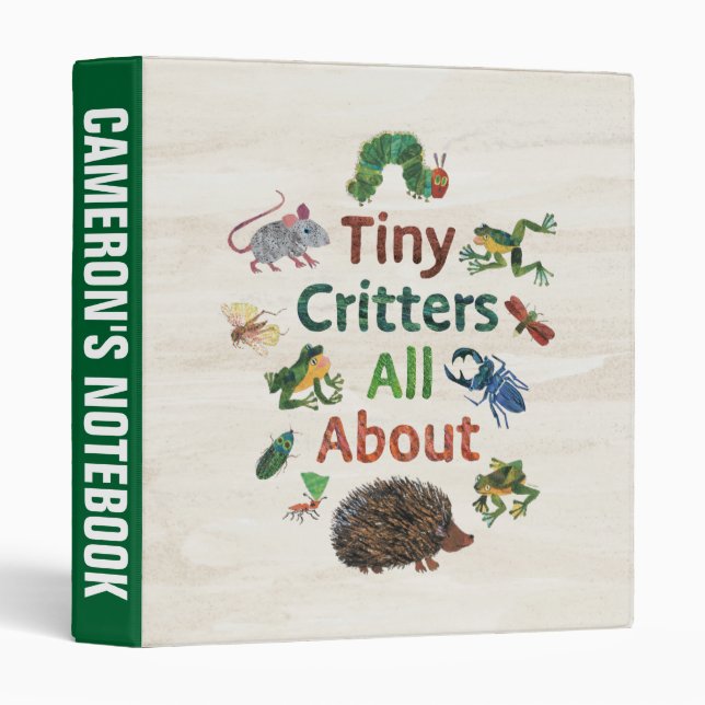 Eric Carle | Tiny Critters All About Binder (Front/Spine)
