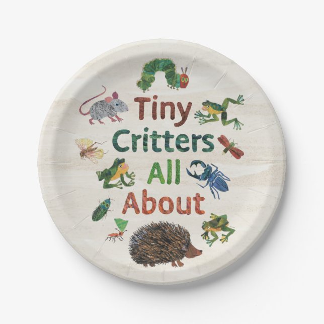 Eric Carle | Tiny Critters All About Paper Plate (Front)