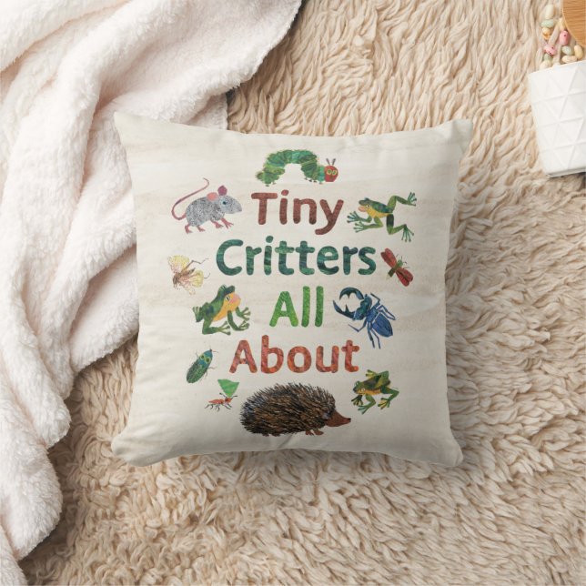 Eric Carle | Tiny Critters All About Throw Pillow (Blanket)
