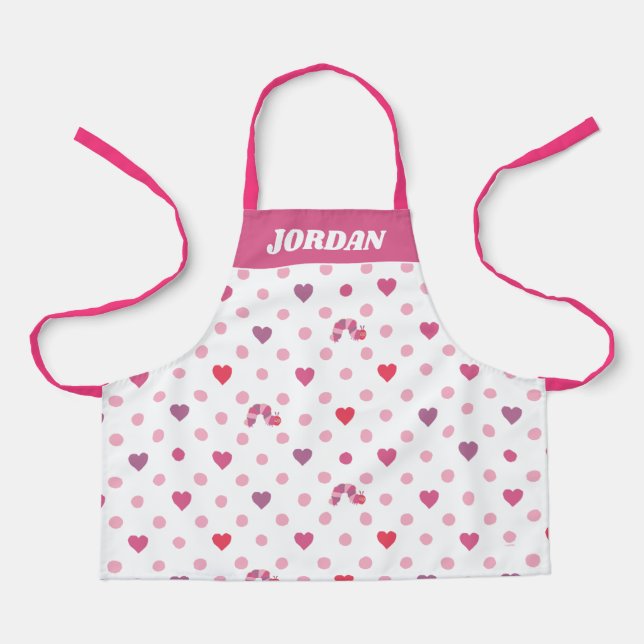 Eric Carle | Valentine Heart | Personalize Apron (Front)