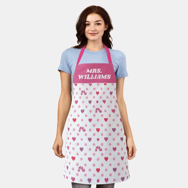 Eric Carle | Valentine Heart | Personalize Apron (Worn)
