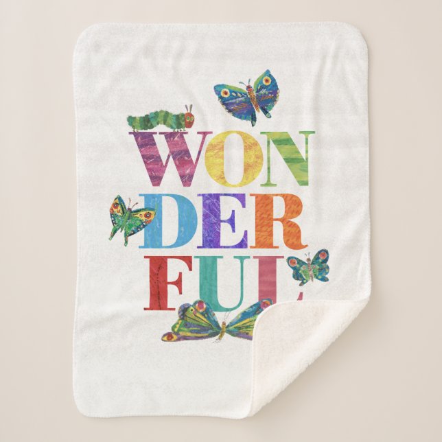 Eric Carle | Wonderful Sherpa Blanket (Front)