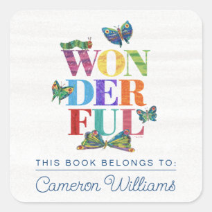 Eric Carle   Wonderful Square Sticker