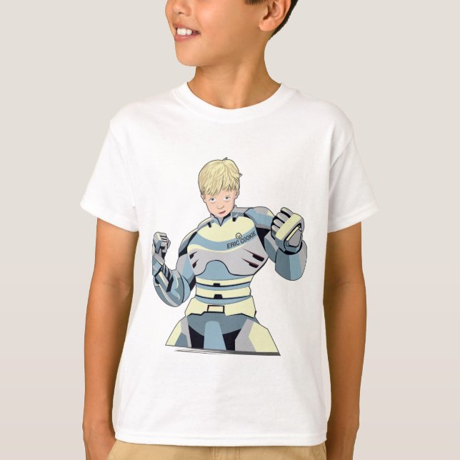 Eric Cookie Robot boy's T-shirt (Front)