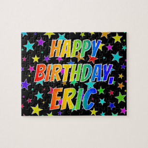 "ERIC" First Name, Fun "HAPPY BIRTHDAY" Jigsaw Puzzle