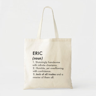 Eric name, Editable name, Custom name Tote Bag