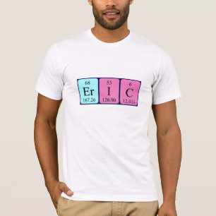 Eric periodic table name shirt