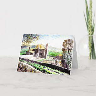 Eric Ravilious art, Shepherd's Cottage Card