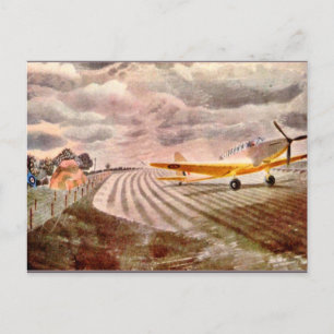 Eric Ravilious artwork, Fairey Battle Postcard