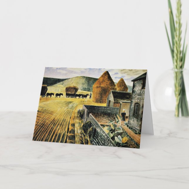 Eric Ravilious - Furlongs Card (Front)