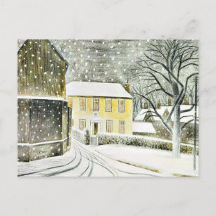Eric Ravilious - Hallstead Road in Snow,  Postcard