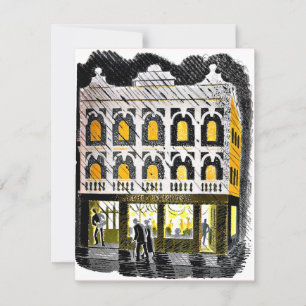 Eric Ravilious - High Street Public House Card