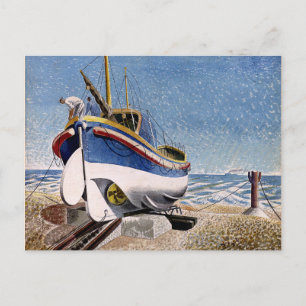 Eric Ravilious - Lifeboat Postcard