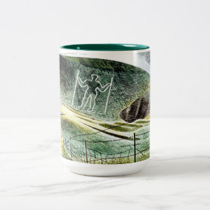Eric Ravilious - The Wilmington Giant, Two-Tone Coffee Mug
