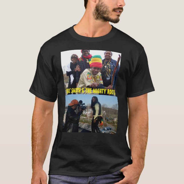 ERIC SMITH & THE MIGHTROOTS Basic Dark T-Shirt (Devant)