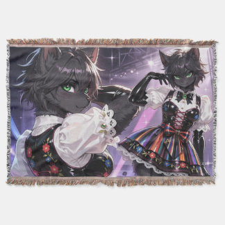 Erica Maid 1 Throw Blanket