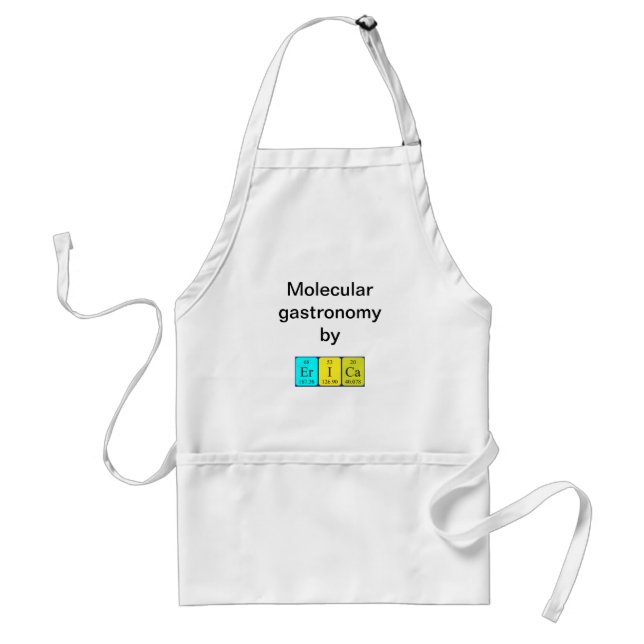 Erica periodic table name apron (Front)