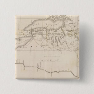 Erie Canal 2 Inch Square Button