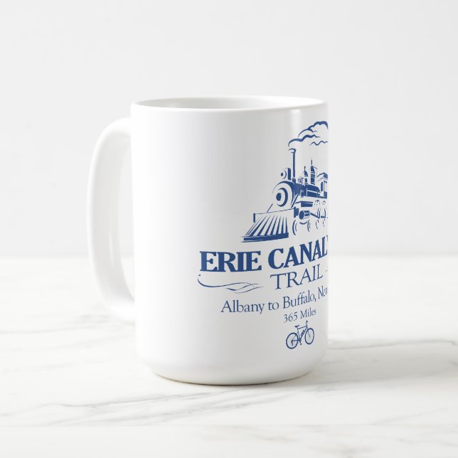 Erie Canalway Trail (RT) Coffee Mug (Front Left)