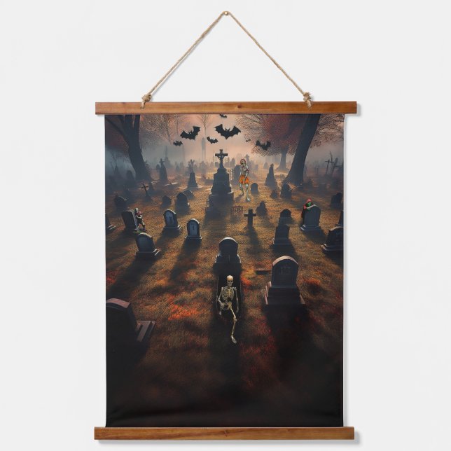 Erie Halloween  Hanging Tapestry (Front)