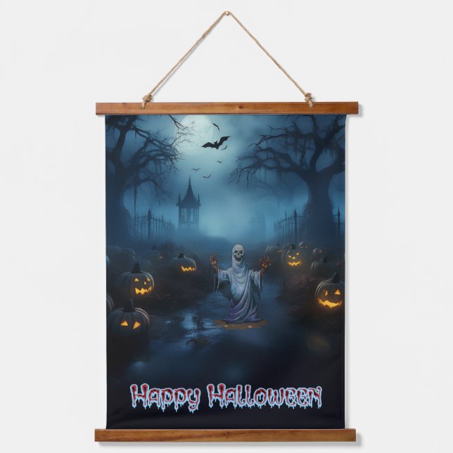 Erie Halloween  Hanging Tapestry (Front)