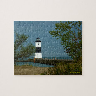 Erie North Pierhead Lighthouse, Pennsylvania Jigsaw Puzzle