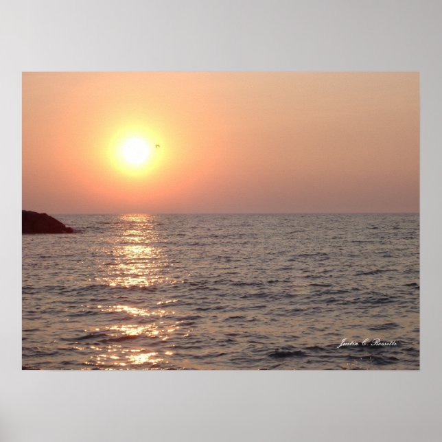 Erie PA Sunset Poster (Front)