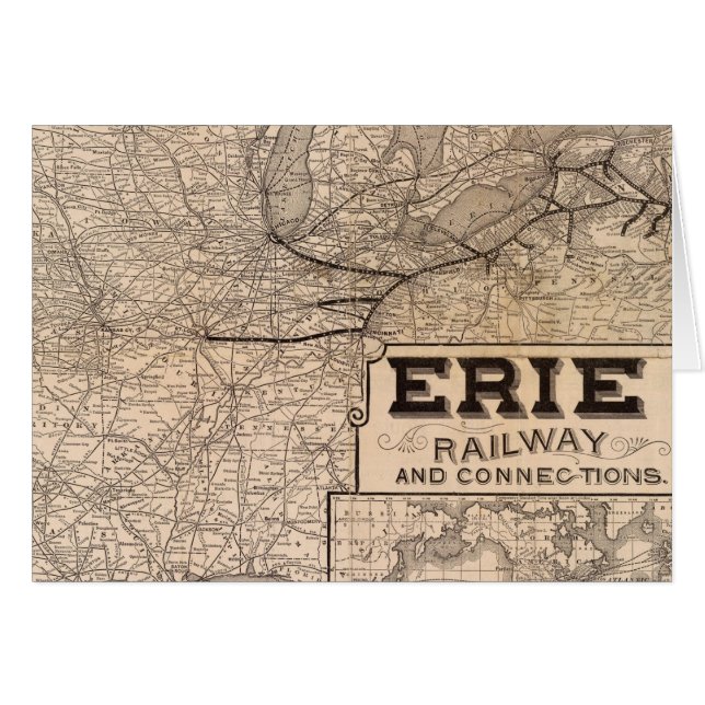 Erie Railway and connections (Front Horizontal)