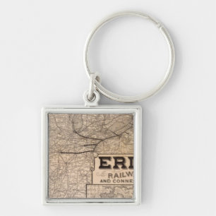 Erie Railway and connections Keychain