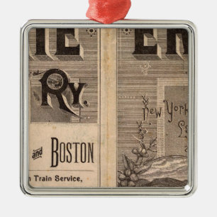 Erie Railway Metal Ornament
