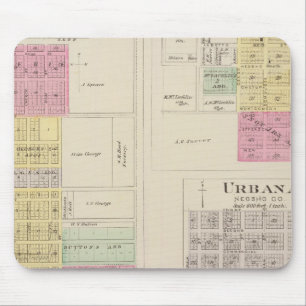 Erie, Thayer, Urbana, Kansas Mouse Pad