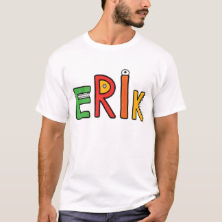 "Erik" Monster Letters T-Shirt