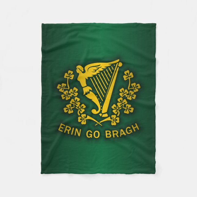 Erin Go Bragh 2 Fleece Blanket (Front)