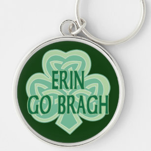 Erin Go Bragh Celtic Knot Keychain
