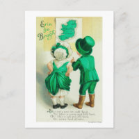 Erin Go Bragh Couple Looking at Ireland Map