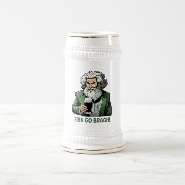 Erin Go Bragh! - Irish Beer Stein (Center)