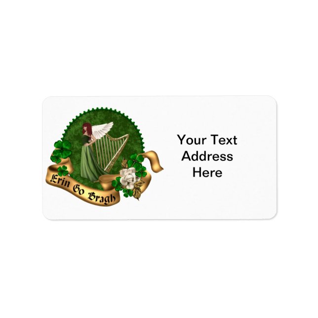 Erin Go Bragh Irish Label (Front)