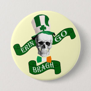Erin go bragh St Patrick's day 3 Inch Round Button