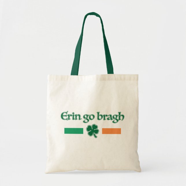Erin go bragh St. Patrick's Day Modern Tote Bag (Front)