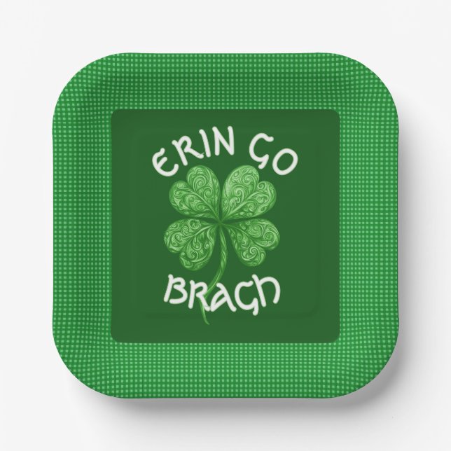 Erin Go Brah Plates (Front)