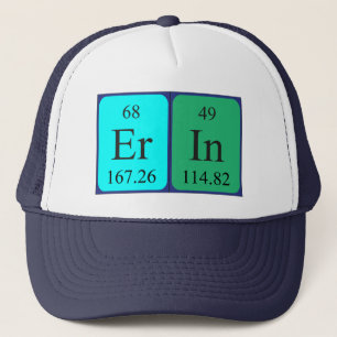 Erin periodic table name hat
