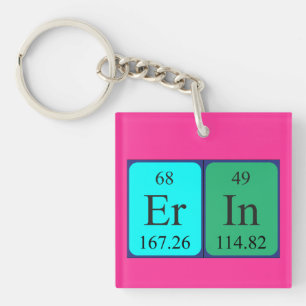Erin periodic table name keyring