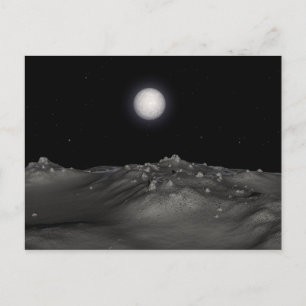 Eris as seen from Dysnomia Postcard