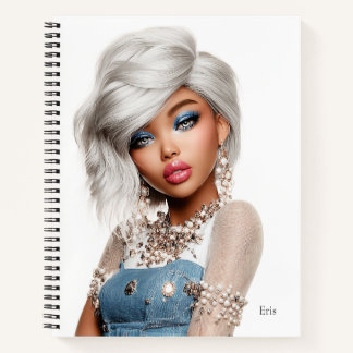 Eris Monei Editorial Portrait – Personalized  Notebook