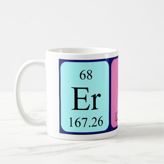 Eris periodic table name mug (Left)