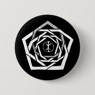 Erisian Mandala Reverse 2 Inch Round Button
